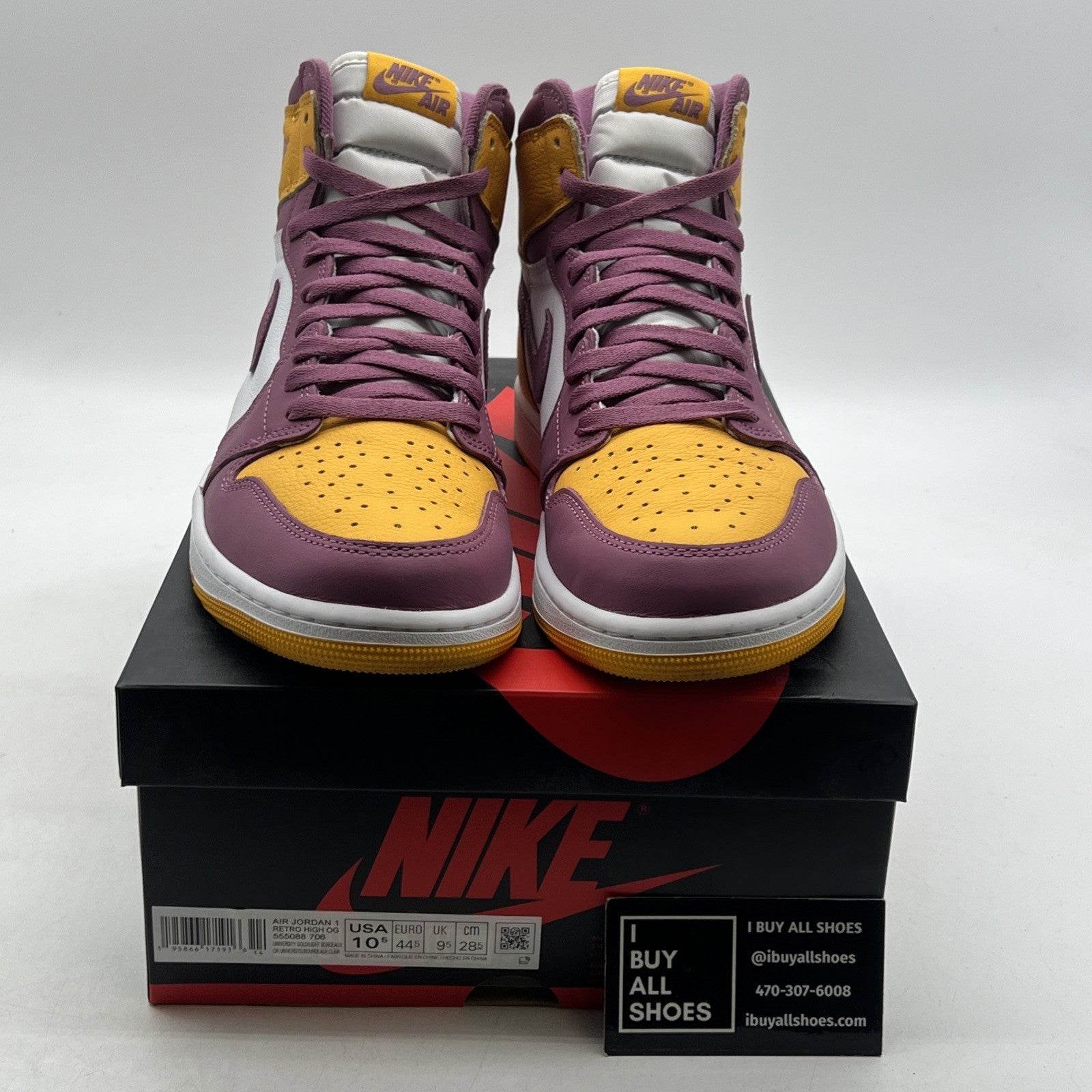 Size 10.5 - Air Jordan 1 Retro High OG Brotherhood 2022 (555088-706)