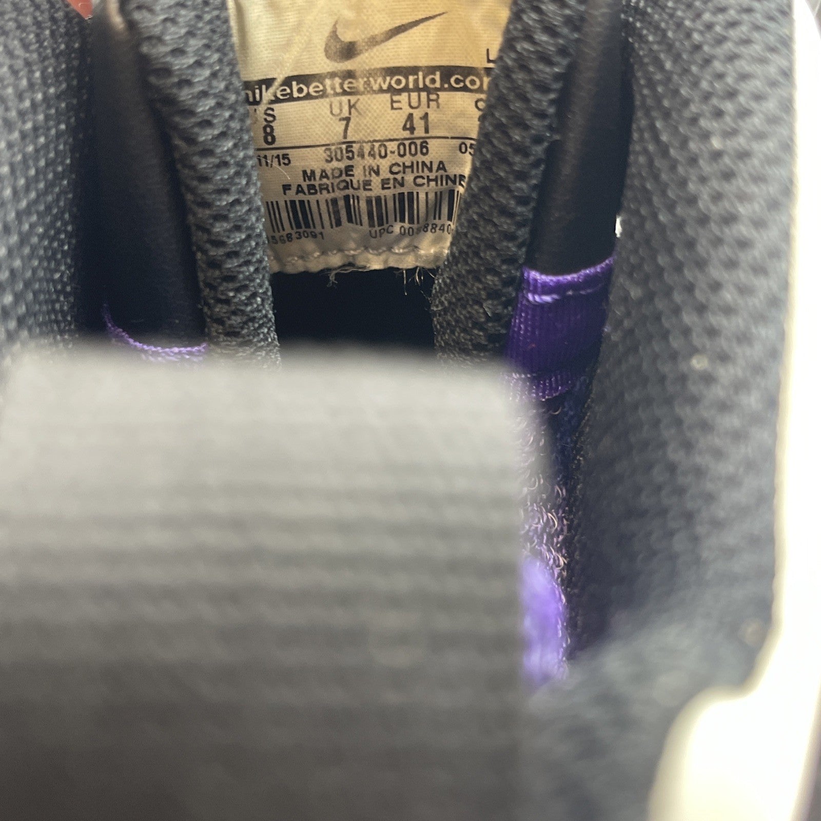 Size 8 - Nike Air Max 2 CB 94 2015 Black Purple (305440-006)