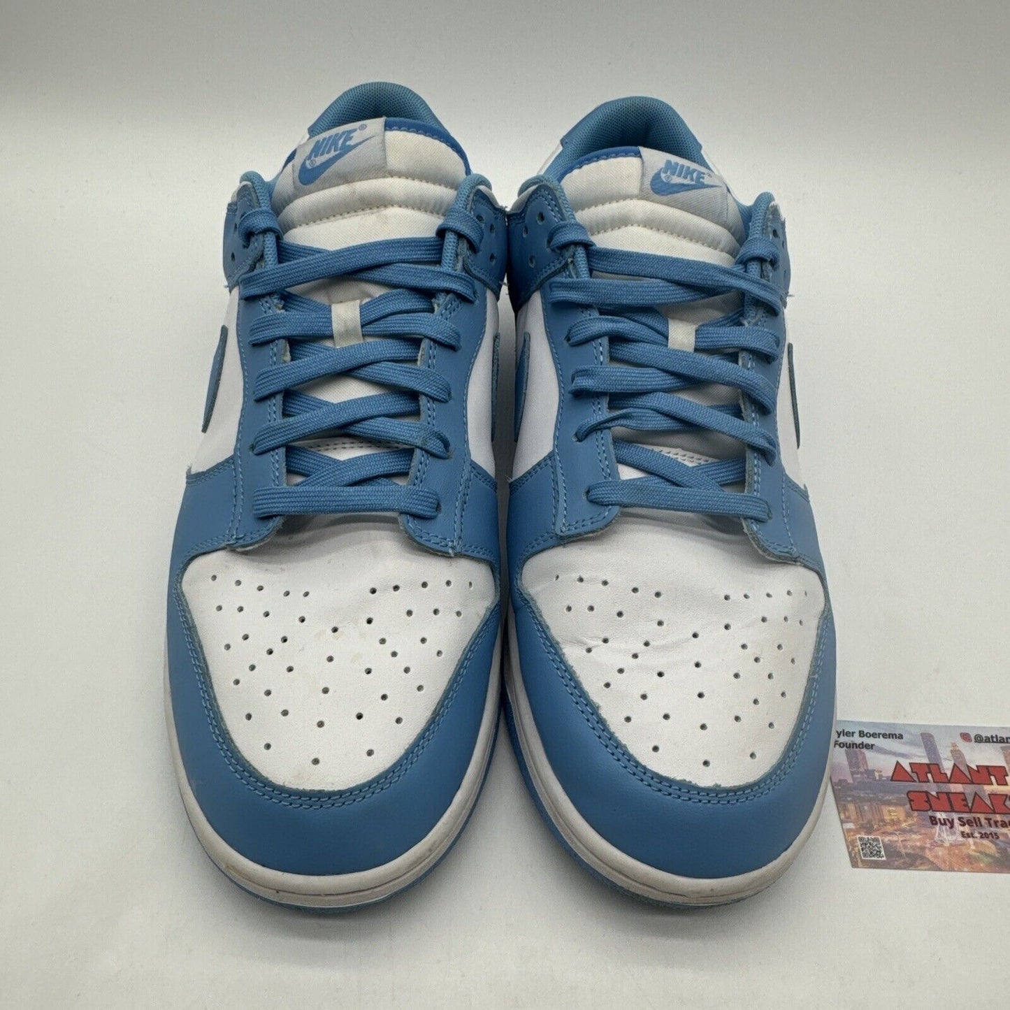 Size 14 - Nike Dunk Low University Blue Unc White Blue Baby Chapel Hill White