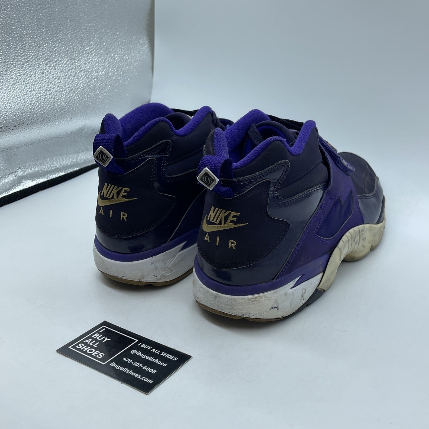 Size 12 - Nike Air Diamond Turf Purple Dynasty Suede Leather (309434-500)