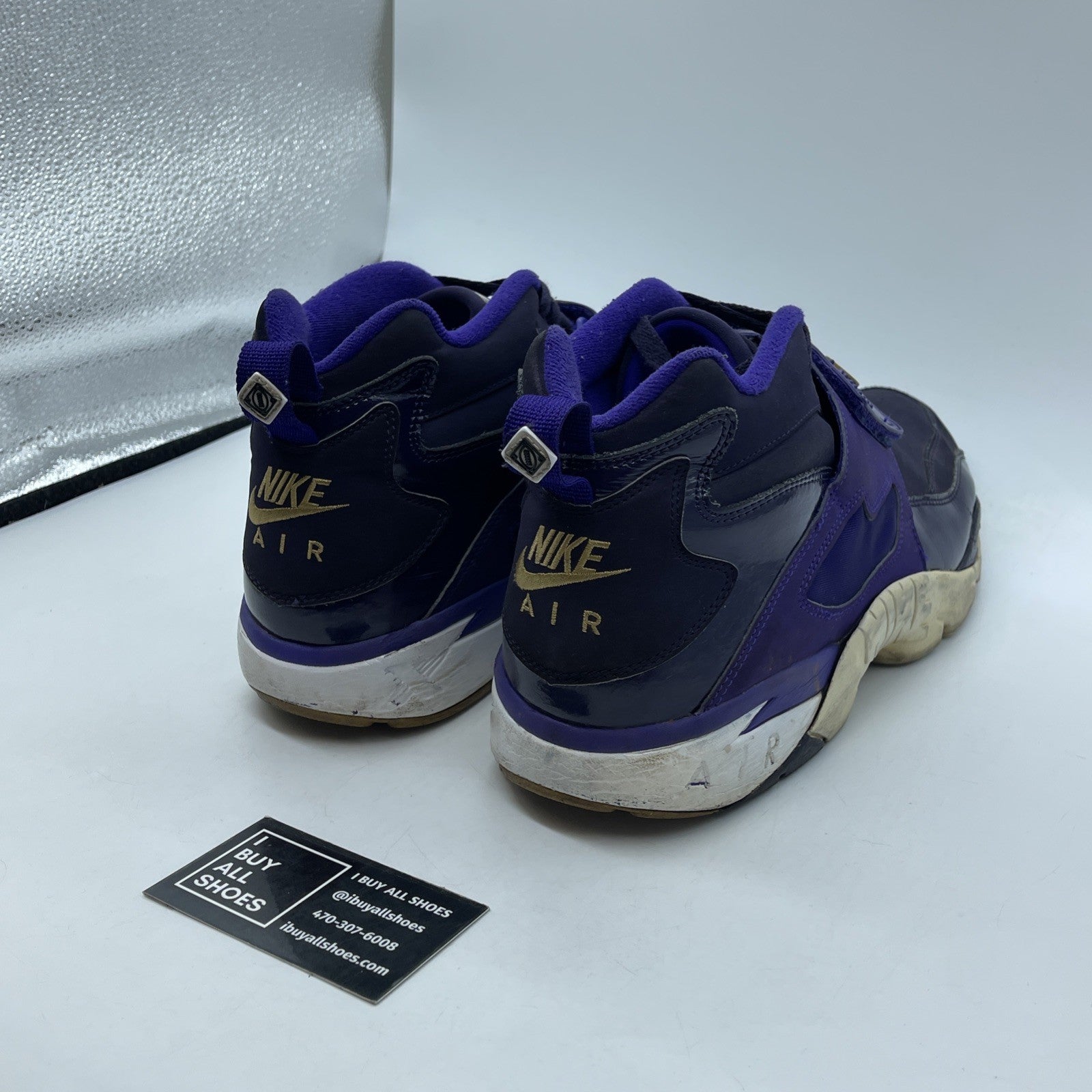 Size 12 - Nike Air Diamond Turf Purple Dynasty Suede Leather (309434-500)