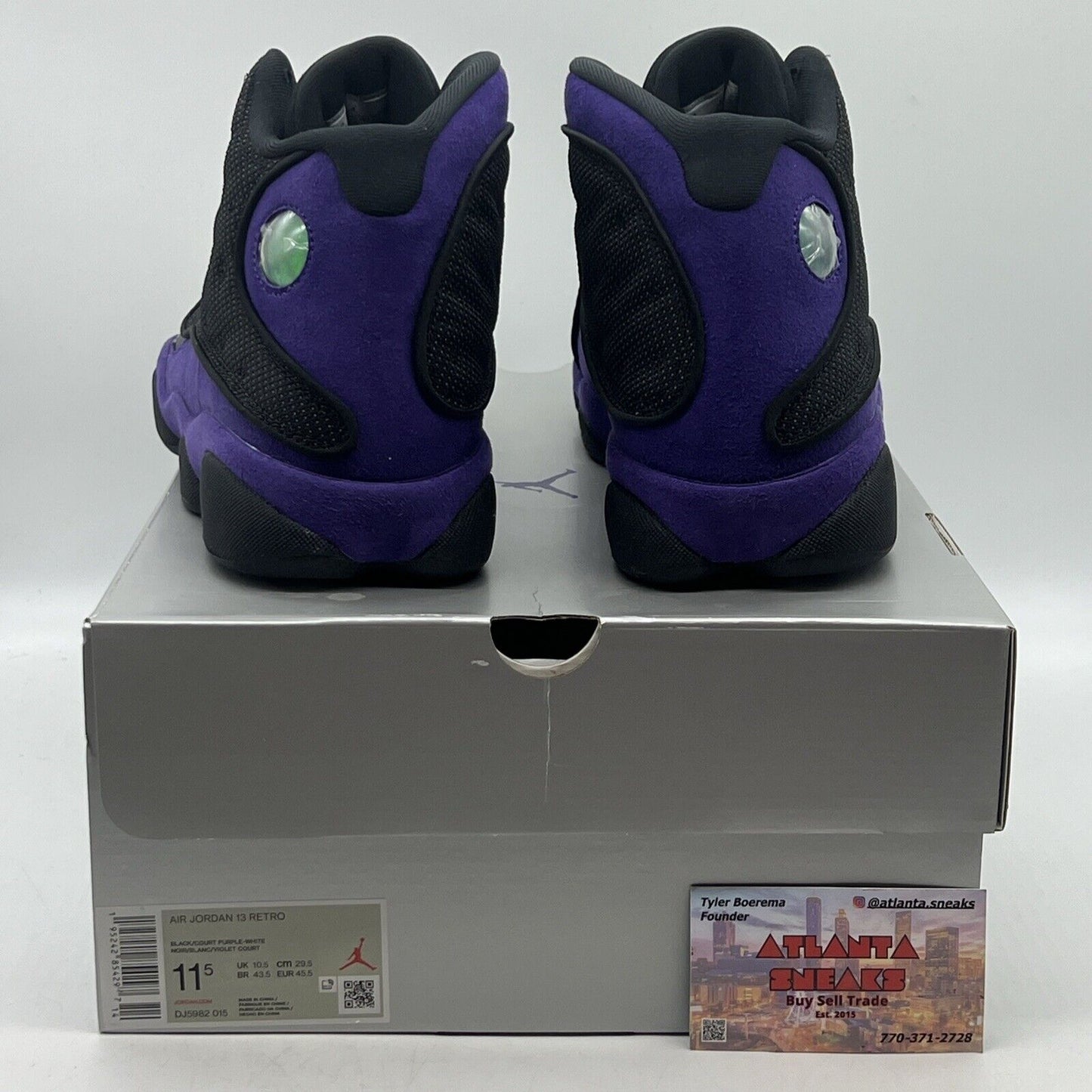 Size 11.5 - Jordan 13 Retro Court Purple Brand New Og All