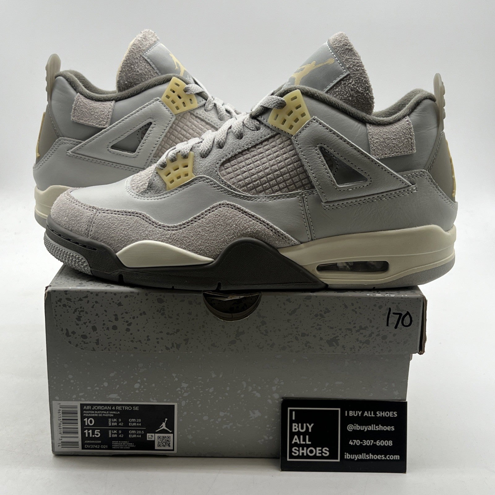 Size 10 - Air Jordan 4 Retro SE Low Craft (DV3742-021)