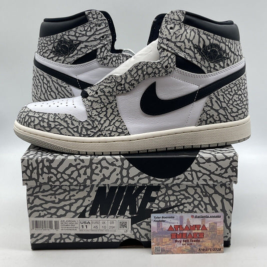 Size 11 - Air Jordan 1 Retro OG High White Cement Grey Suede (DZ5485-052)