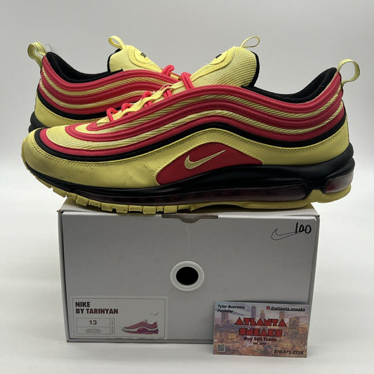 Size 13 - Nike Air Max 97 ID By You (DJ3181-XXX) Red Yellow Black