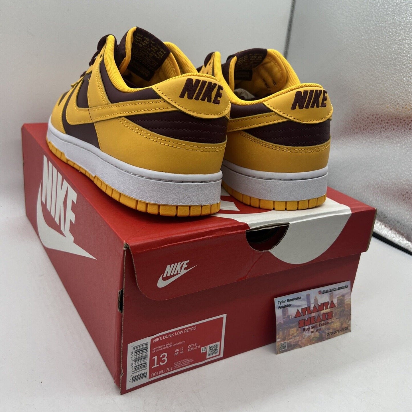 Size 13 - Nike Dunk Low Retro Arizona State Sun Devils 2022 Brand New Og All