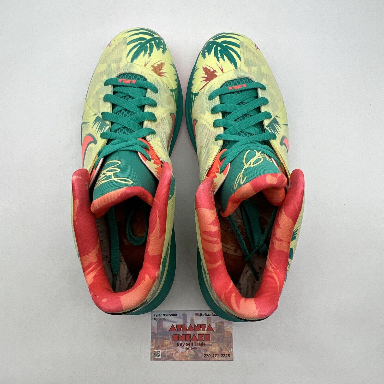 Size 11.5 - Nike LeBron 9 Low LeBronold Palmer Green Orange (DO9355-300)