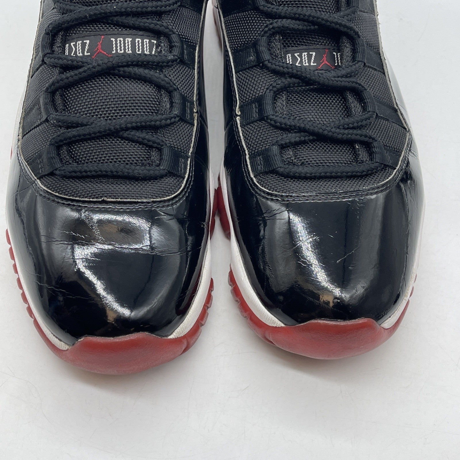 Size 11.5 - Jordan 11 Retro High Bred Black Suede Leather (378037-061)