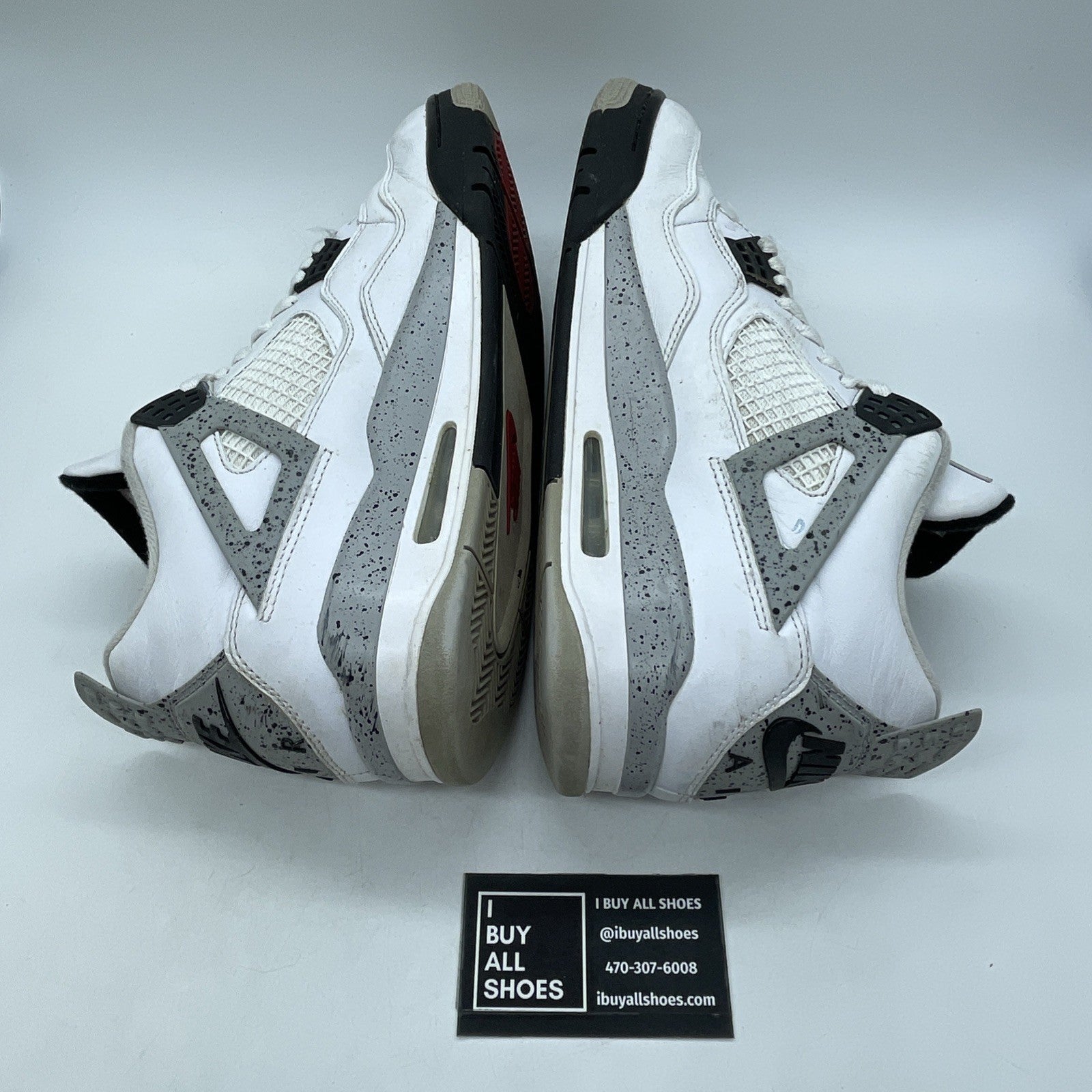 Size 12 - Air Jordan 4 Retro OG Mid White Cement (840606-192)
