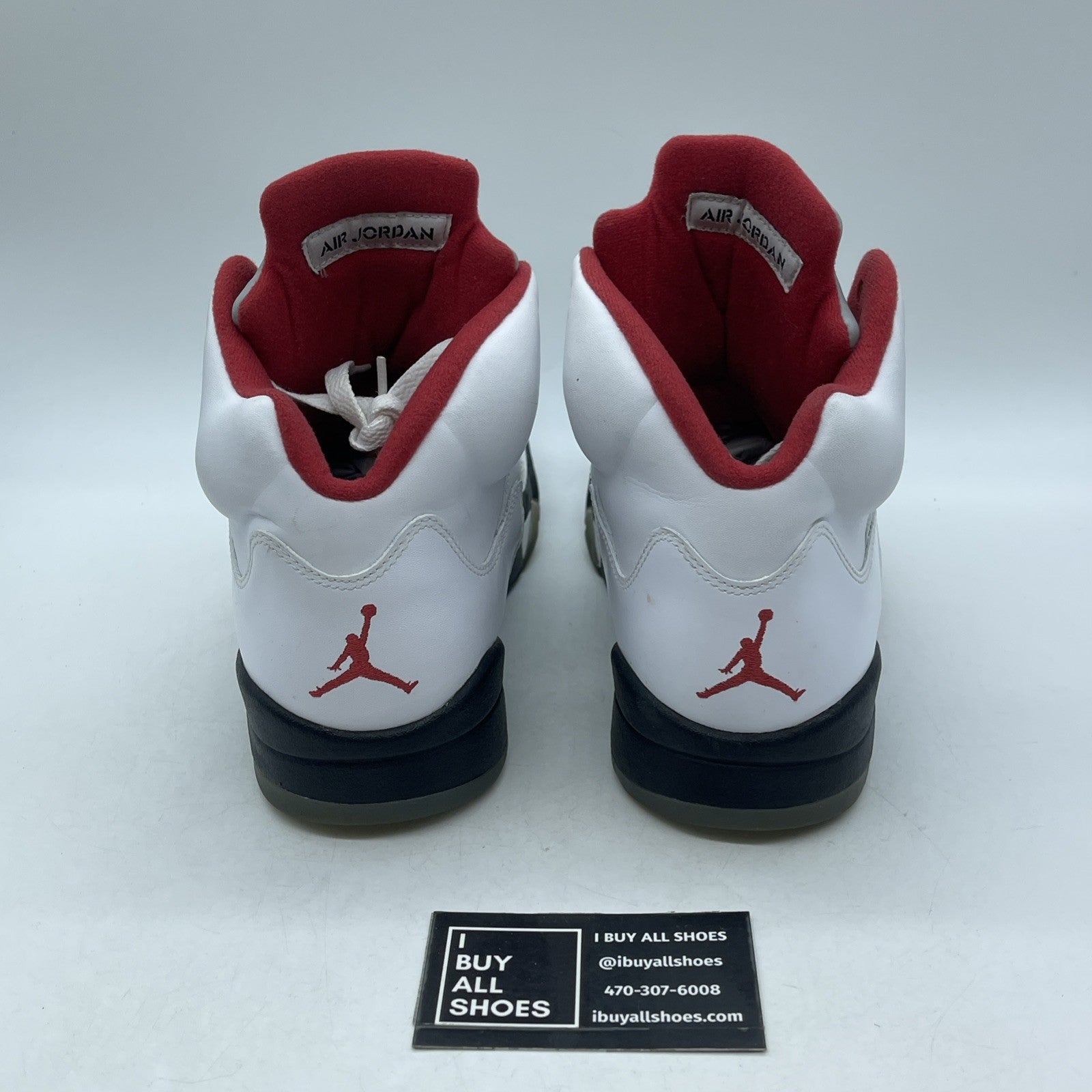 Size 9 - Air Jordan 5 Retro 2013 White Fire Red (136027-100)