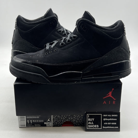 Size 11.5 - Air Jordan 3 Retro 2025 Black Cat (CT8532-001)