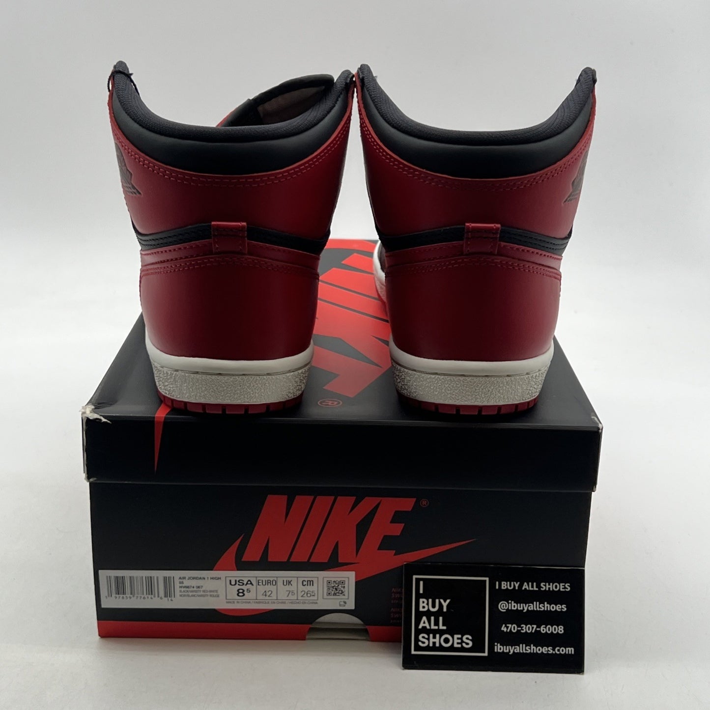 Size 8.5 - Air Jordan 1 Retro '85 OG 2025 High Bred / Banned (HV6674-067)
