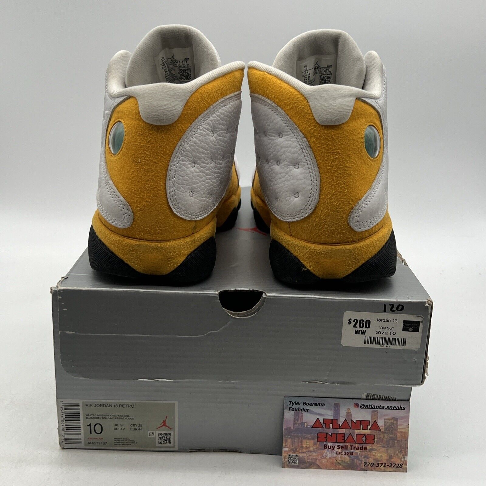 Size 10 - Jordan 13 Del Sol 2022 (414571-167)