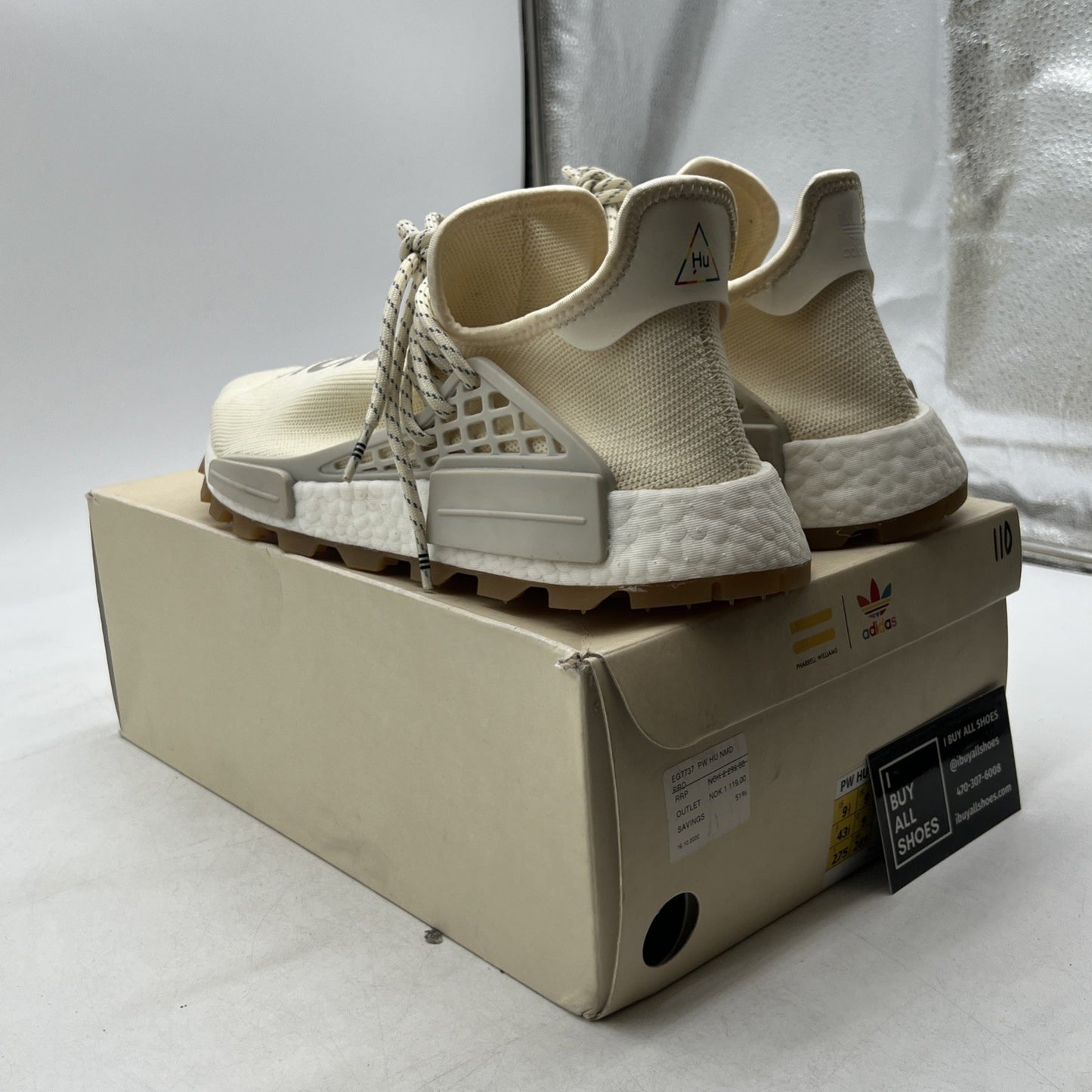 Size 9.5 - Adidas Pharrell x NMD Human Race Trail PRD Now Is Her Time (EG7737)