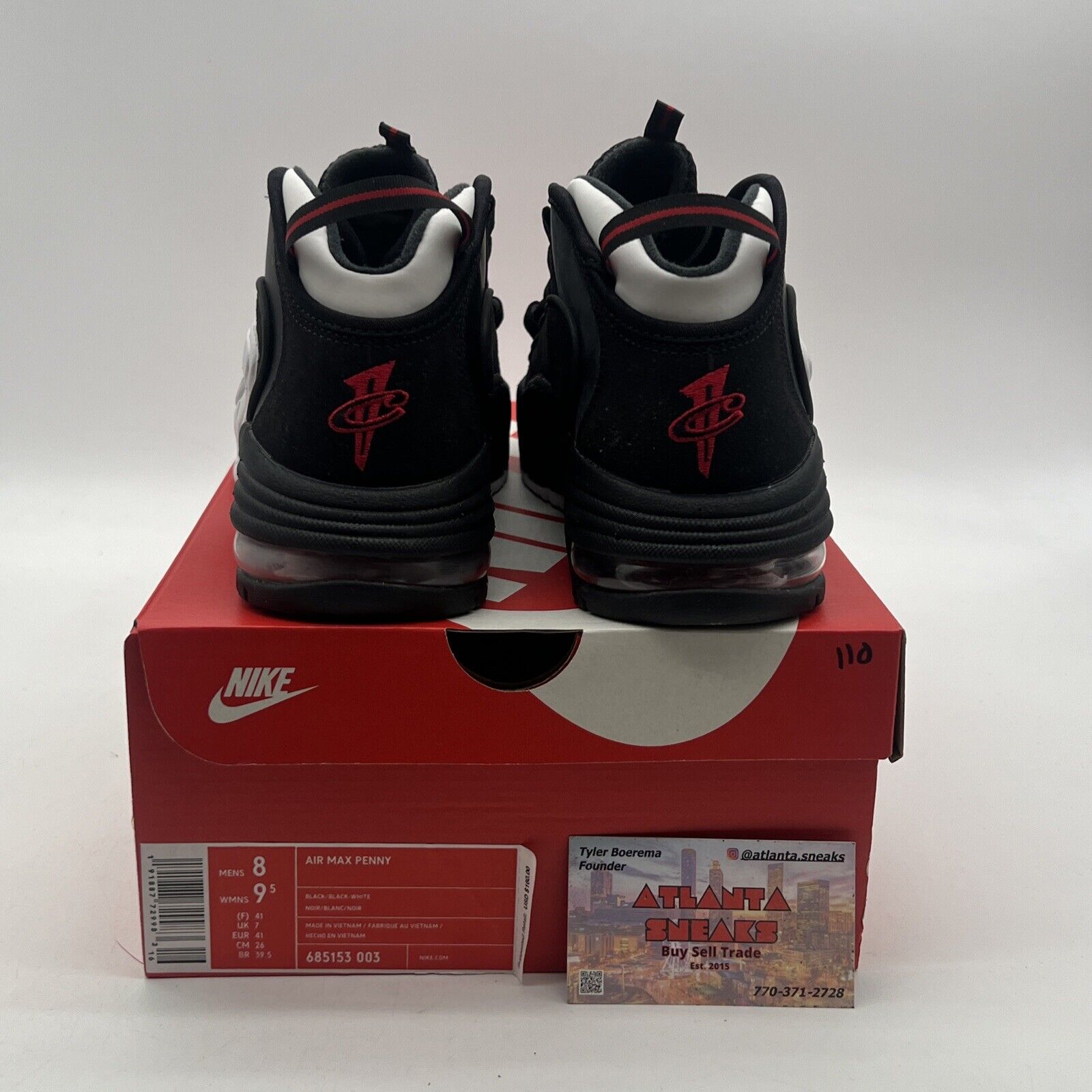 Size 8 - Nike Air Max Penny 1996 Olympics (685153-003)