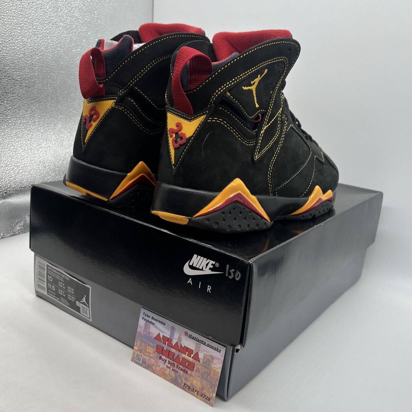 Size 10 - Jordan 7 Retro Citrus Yellow Red Suede (CU9307-081)