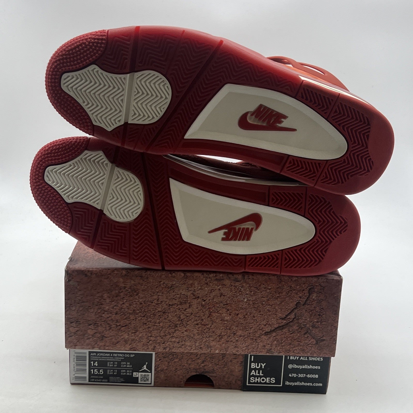Size 14 -Nigel Sylvester x Air Jordan 4 Retro OG SP Brick By Brick (HF4340-800)