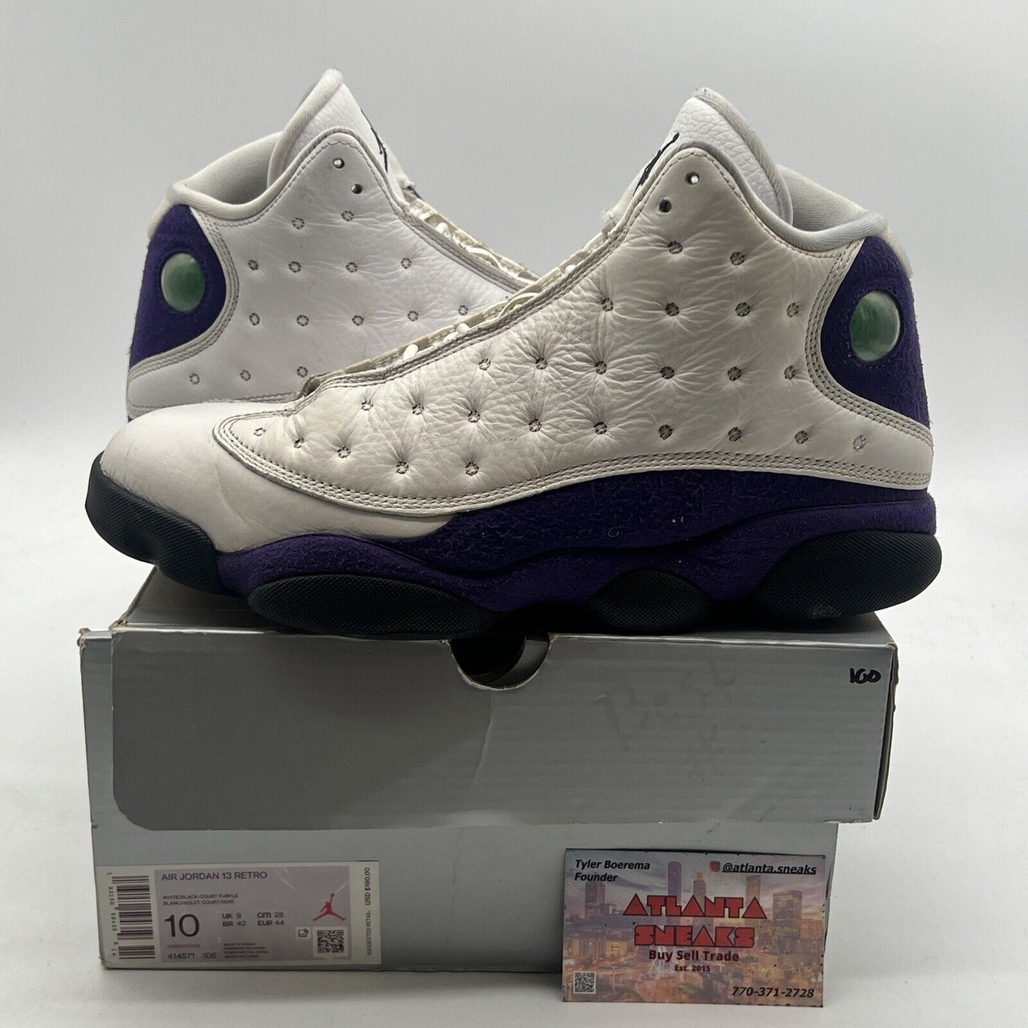 Size 10 - Air Jordan 13 Retro Lakers (414571-105)