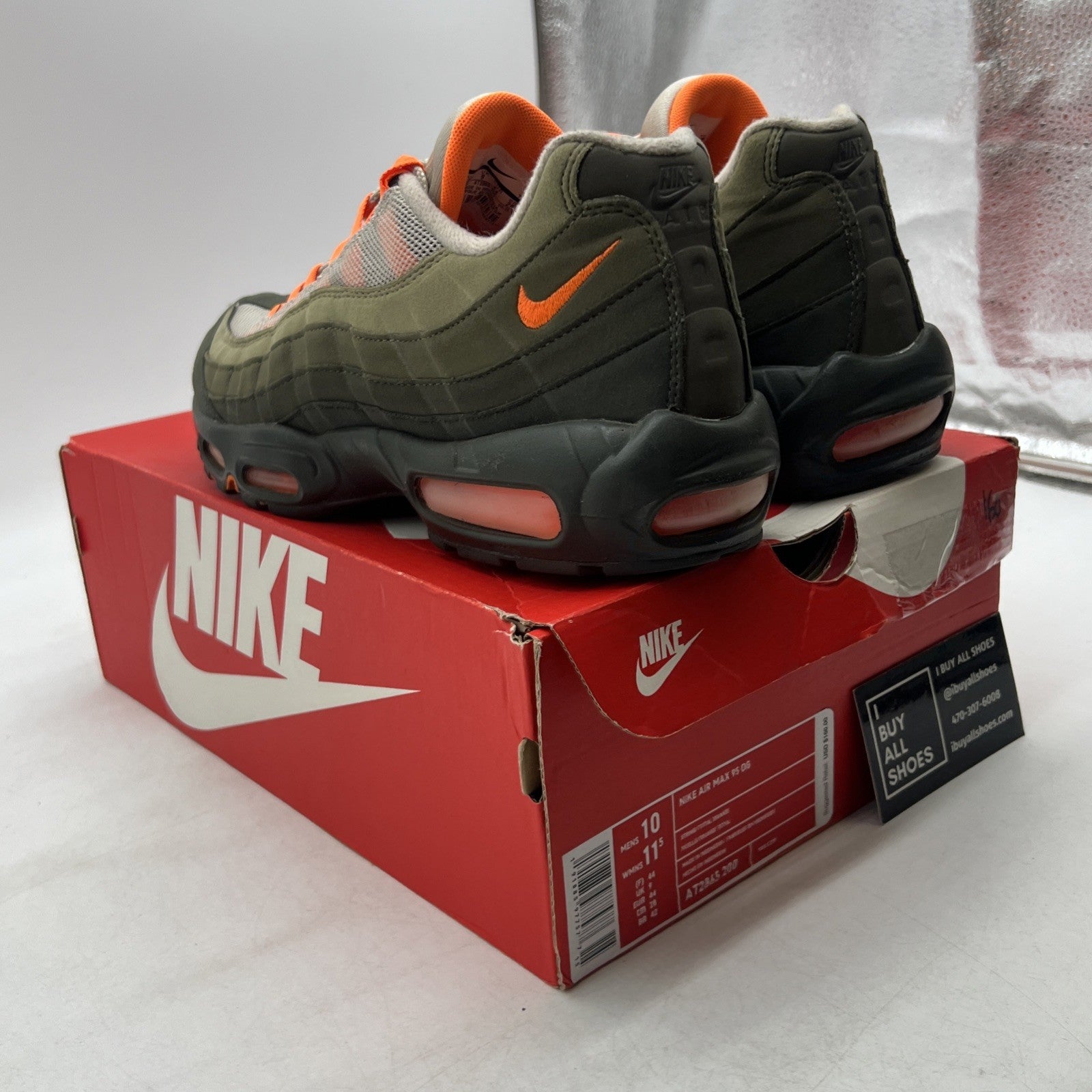 Size 10 - Nike Air Max 95 Neutral Olive (AT2865-200)