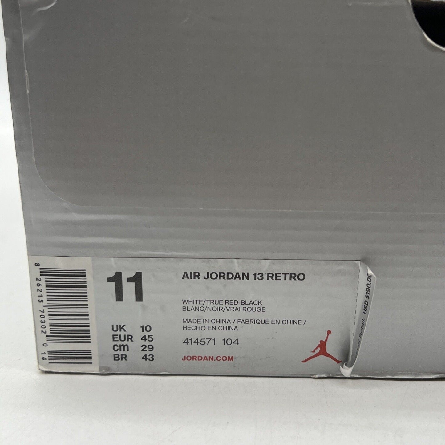 Size 11 - Air Jordan 13 Retro He Got Game 2018 (414571-104)
