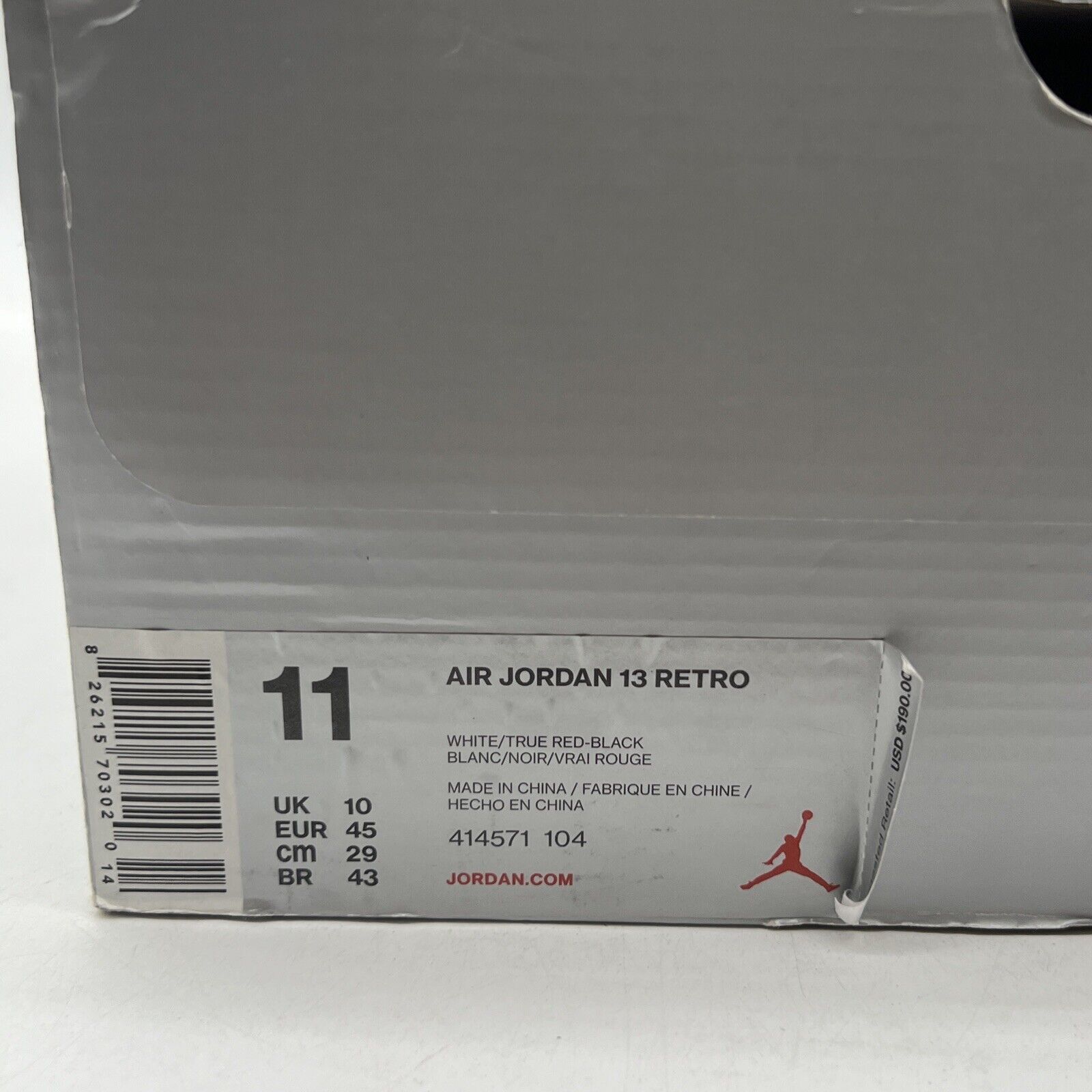 Size 11 - Air Jordan 13 Retro He Got Game 2018 (414571-104)