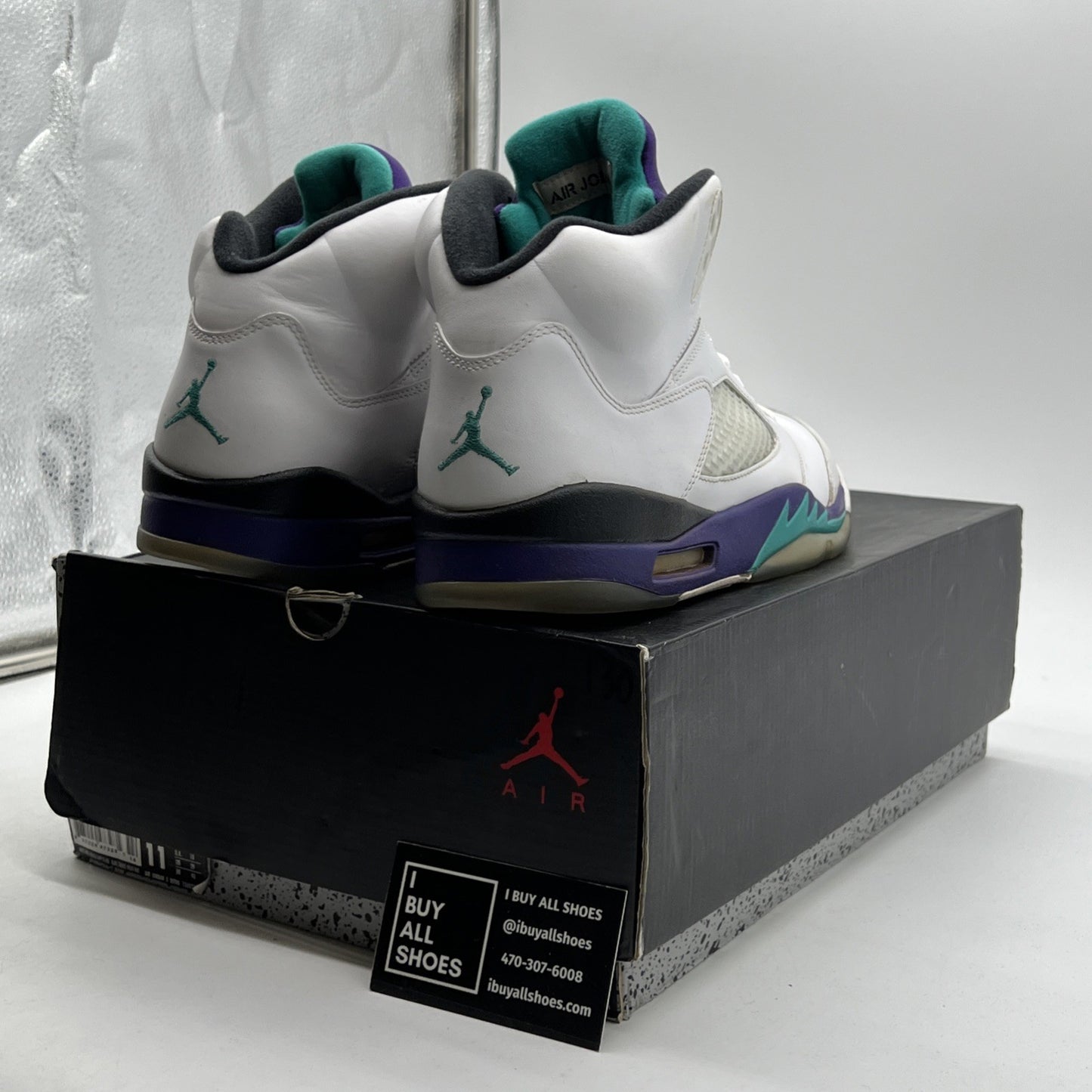 Size 11 - Air Jordan 5 Retro Grape 2013 (136027-108)