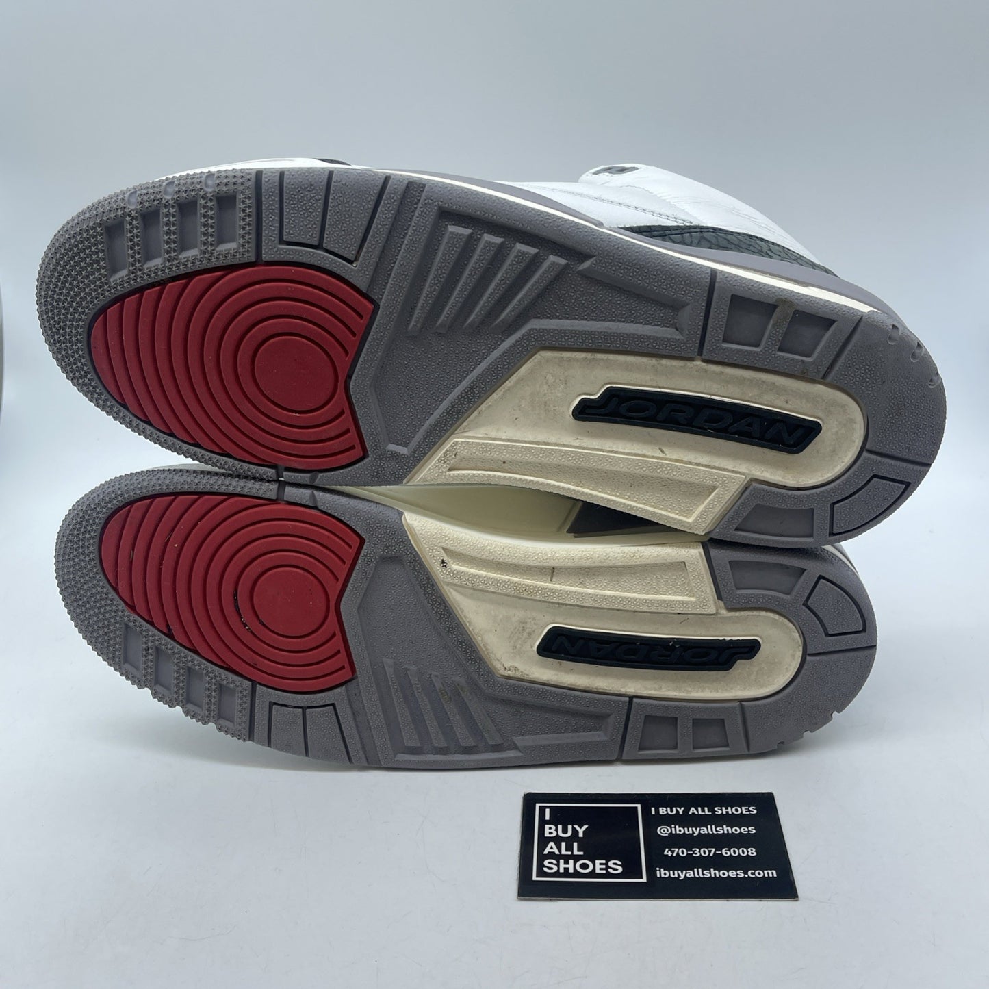 Size 10 - Air Jordan 3 Retro Cement Grey White Suede Leather (CT8532-106)