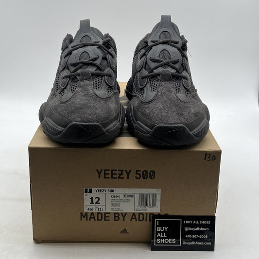 Size 12 - adidas Yeezy 500 Low Utility Black (F36640)