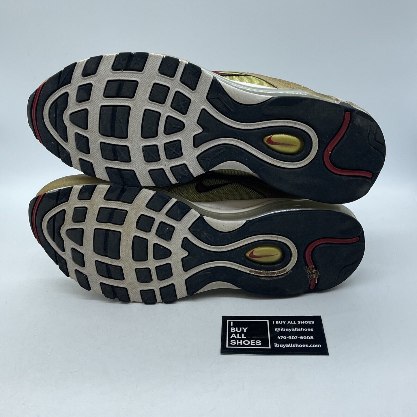 Size 12 - Nike Air Max 97 OG QS Metallic Gold Suede Leather (884421-700)
