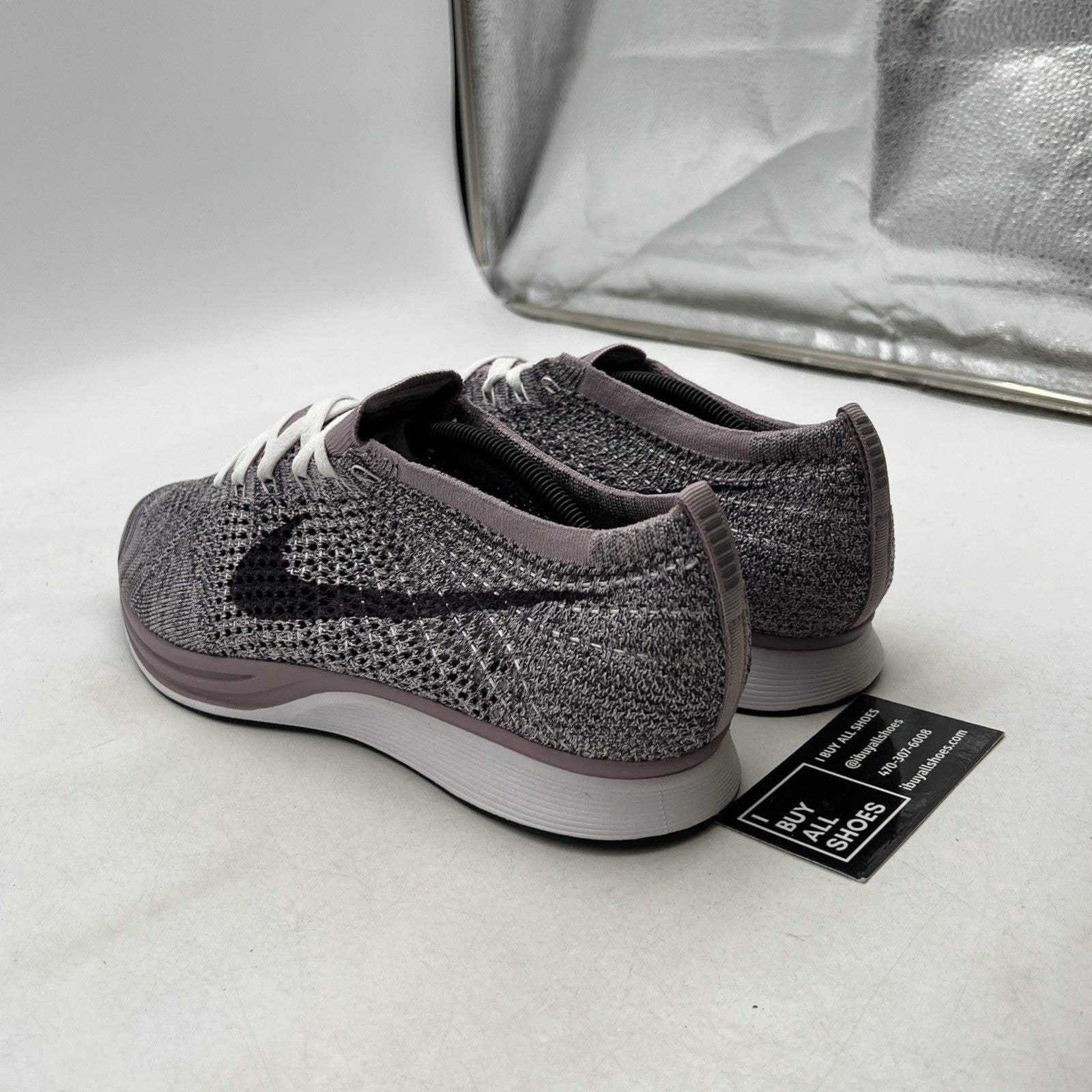 Size 12.5 - Nike Flyknit Racer Lavender (526628-500)