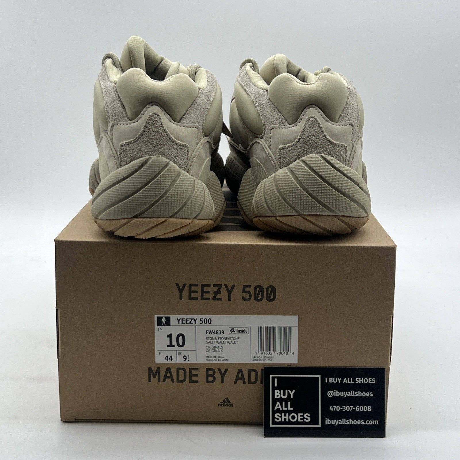Size 10 - Adidas Yeezy 500 Stone (FW4839)