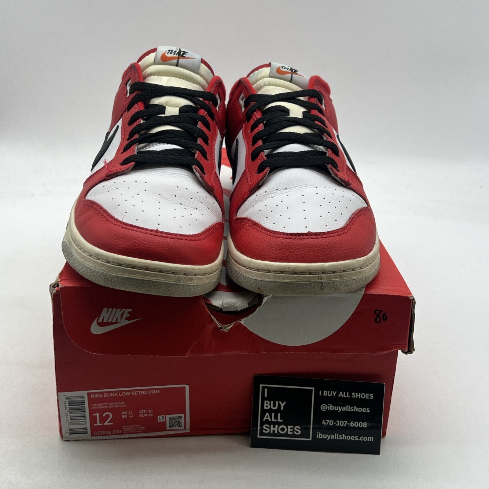 Size 12 - Nike Dunk Low Split - Chicago (DZ2536-600)