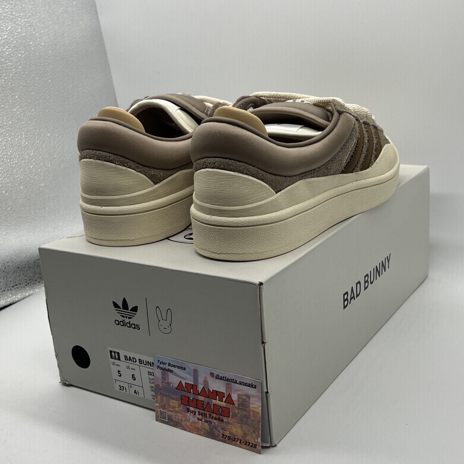 Size 5 - adidas Bad Bunny x Campus Chalky Brown Suede (ID2529)