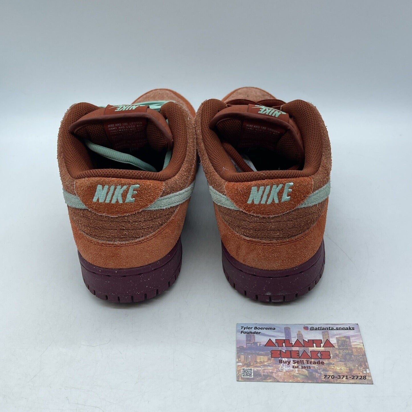 Size 12 - Nike Dunk SB Low Mystic Red Blue Burgundy Suede (DV5429-601)