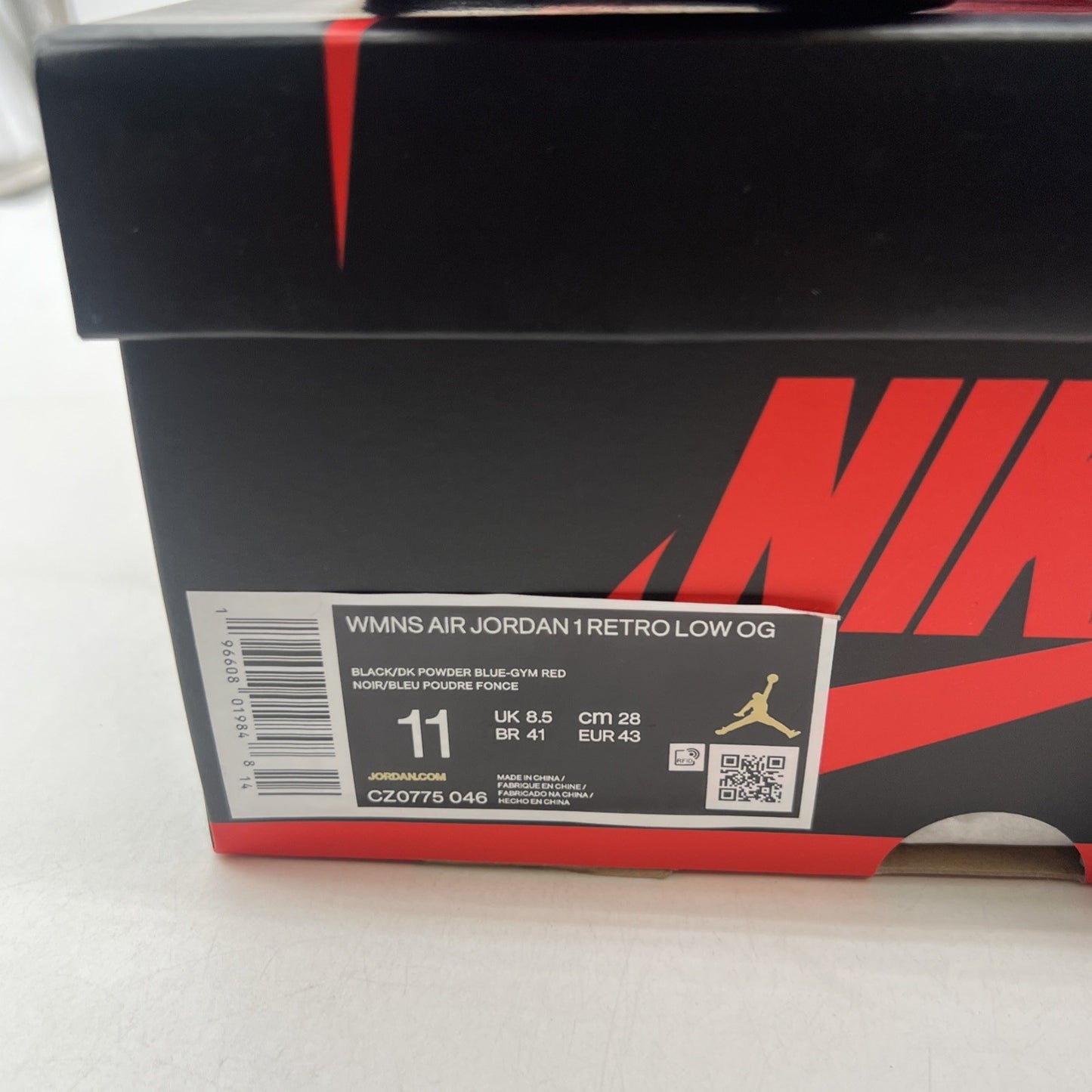 Size 11 - Air Jordan 1 Retro OG Low NC to Chi W (CZ0775-046)