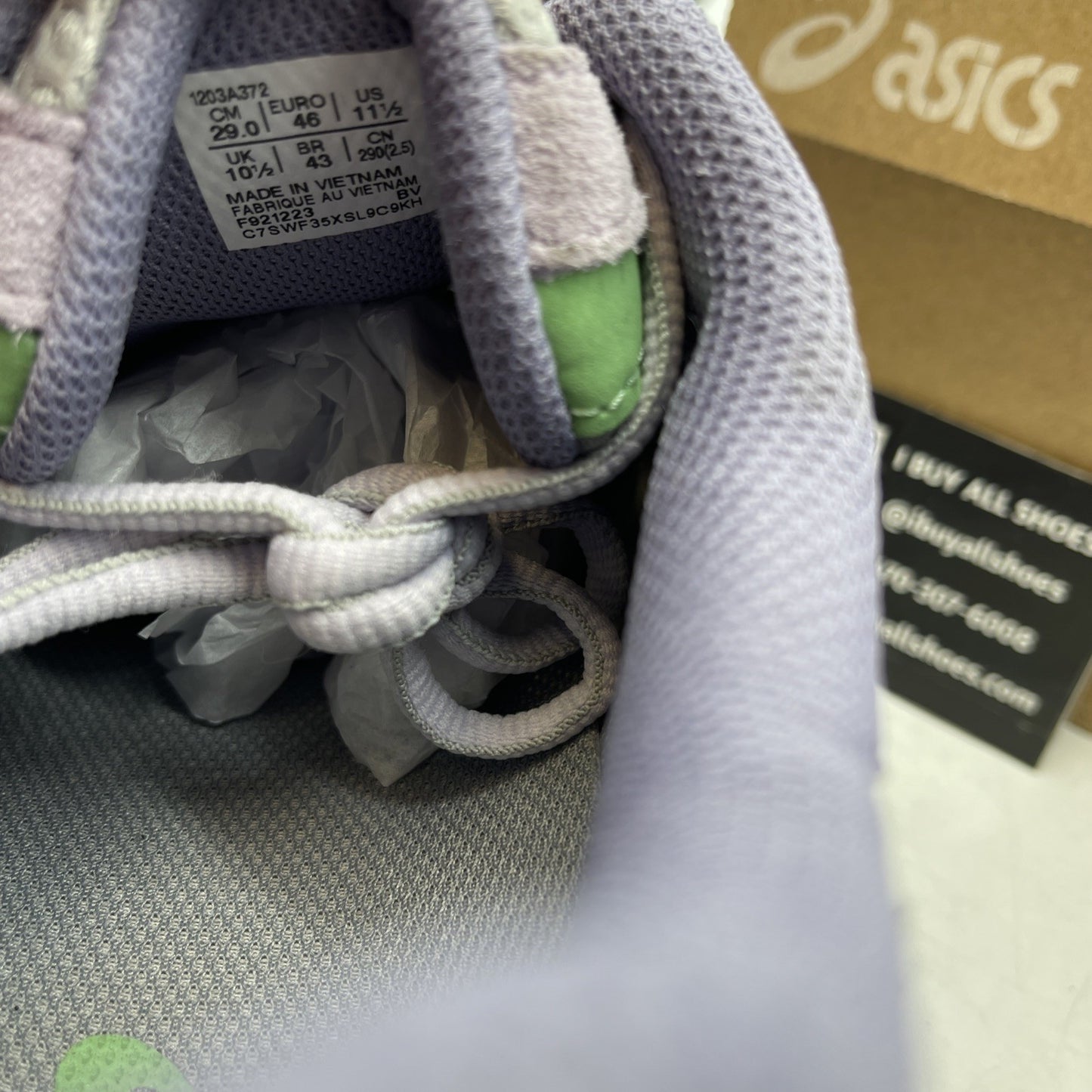 Size 11.5 - Asics Gel NYC Cement Grey Ash Rock (1203A372-021)