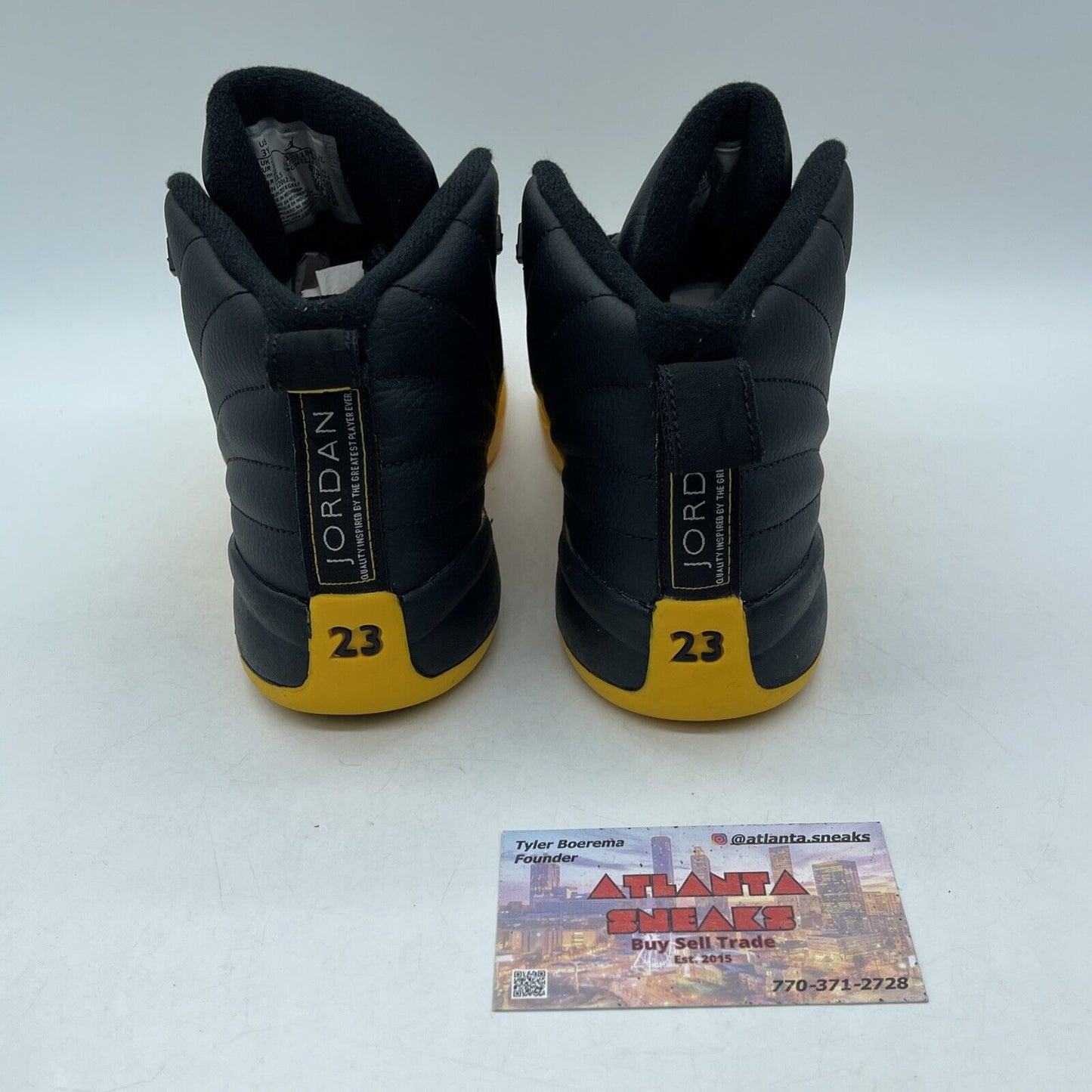 Size 3Y (PS) - Jordan 12 Retro Mid University Gold Yellow Black (151186-070)