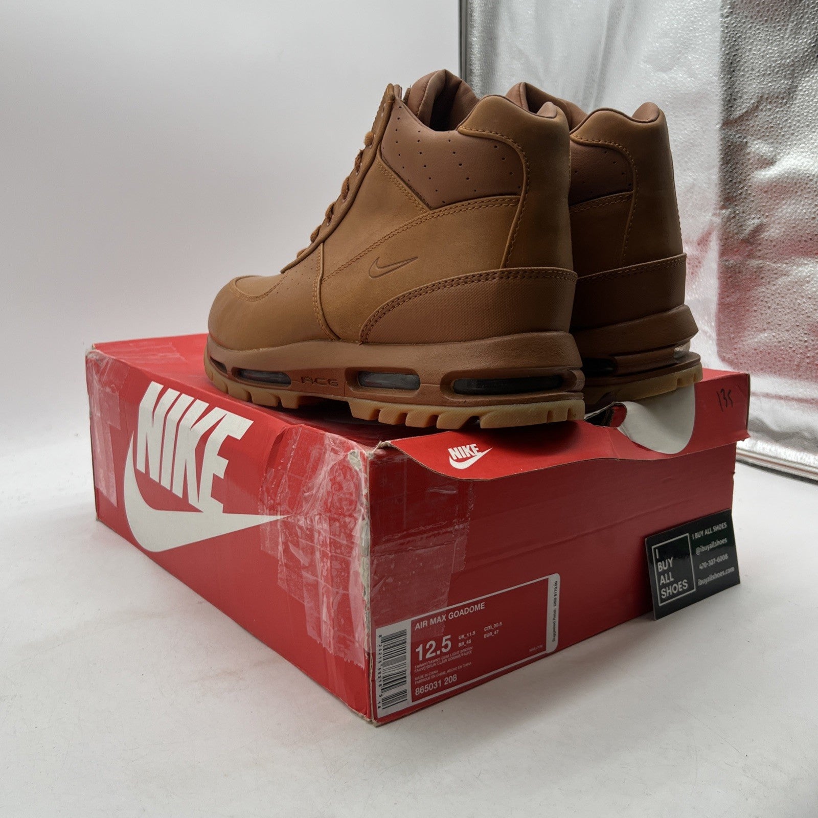 Size 12.5 - Nike Air Max Goadome Tawny (865031-208)
