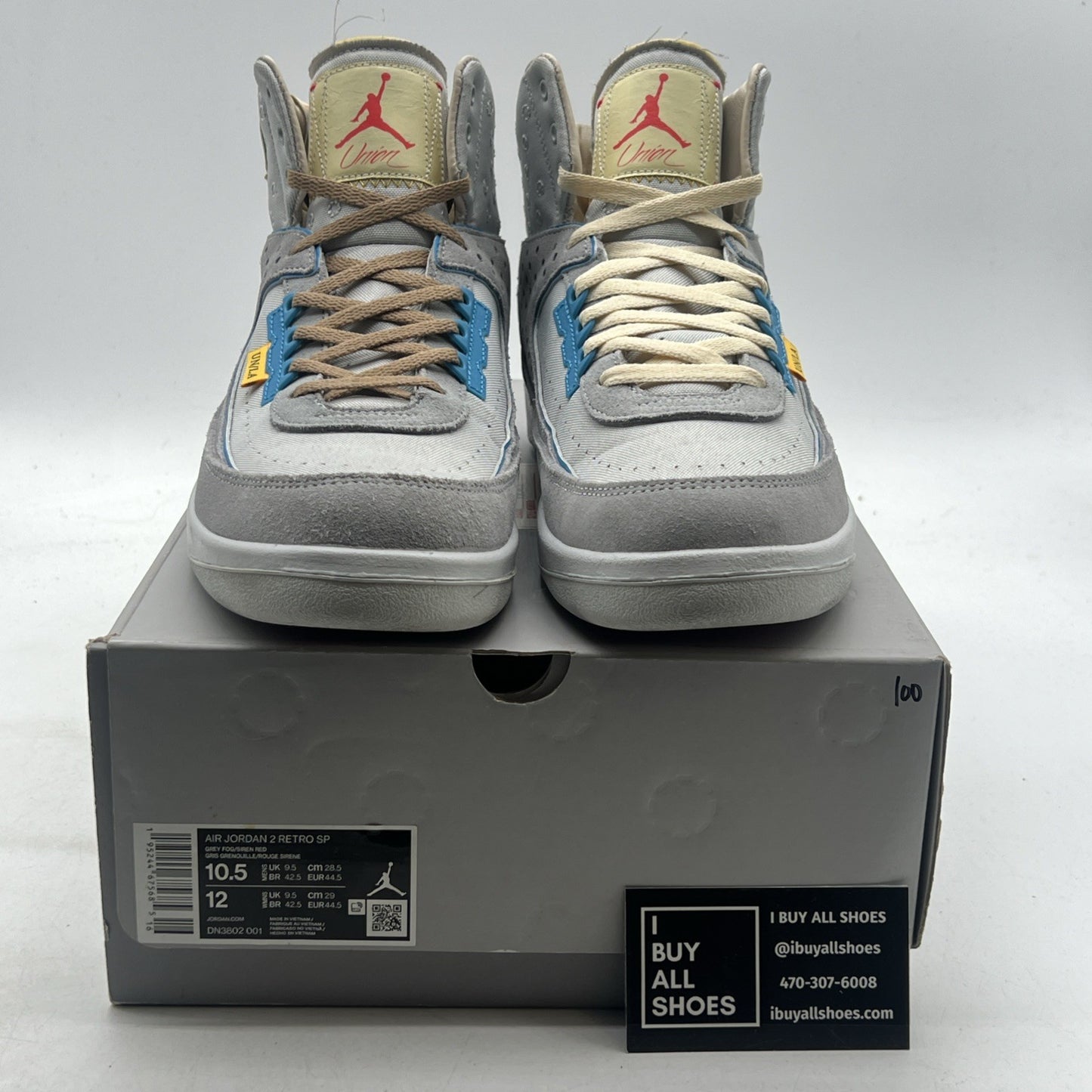 Size 10.5 - Air Jordan 2 Gray Fog 2022 (DN3802-001)