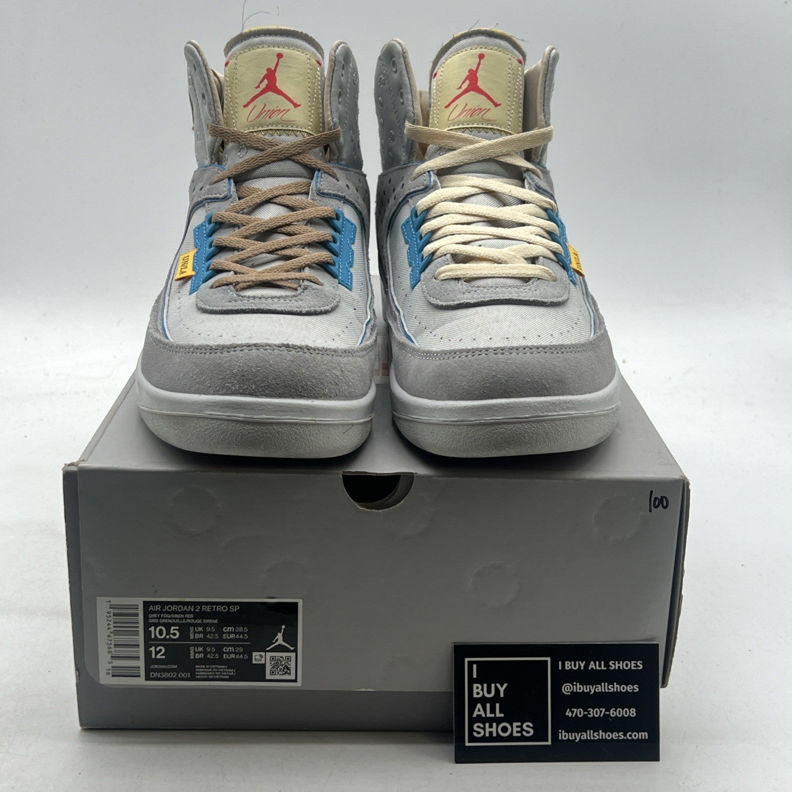 Size 10.5 - Air Jordan 2 Gray Fog 2022 (DN3802-001)
