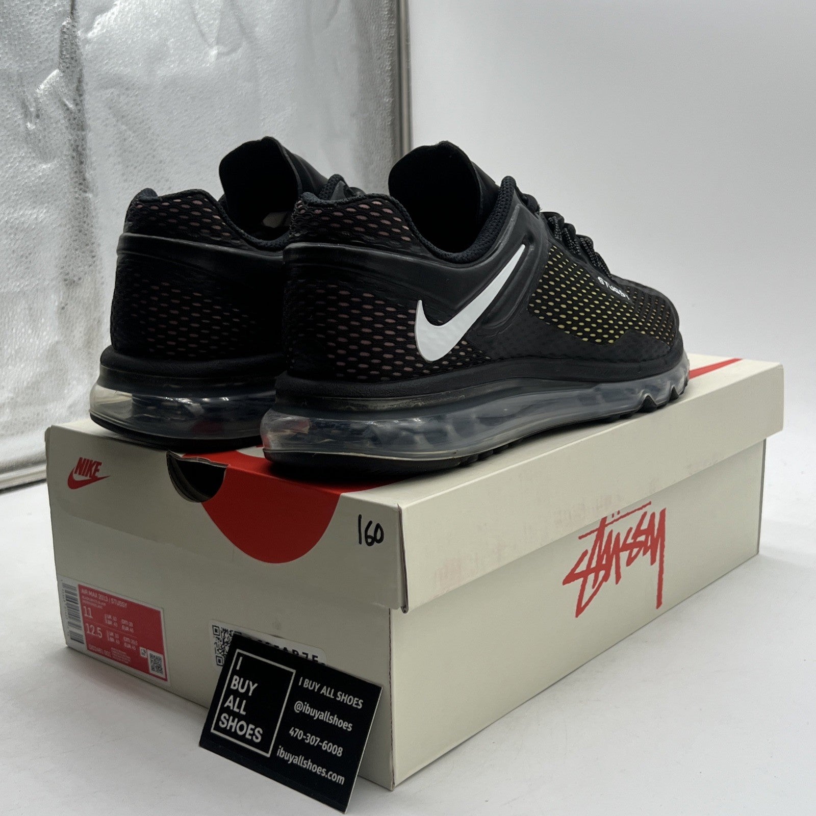 Size 11 - Nike Stussy x Air Max 2013 Black (DO2461-001)