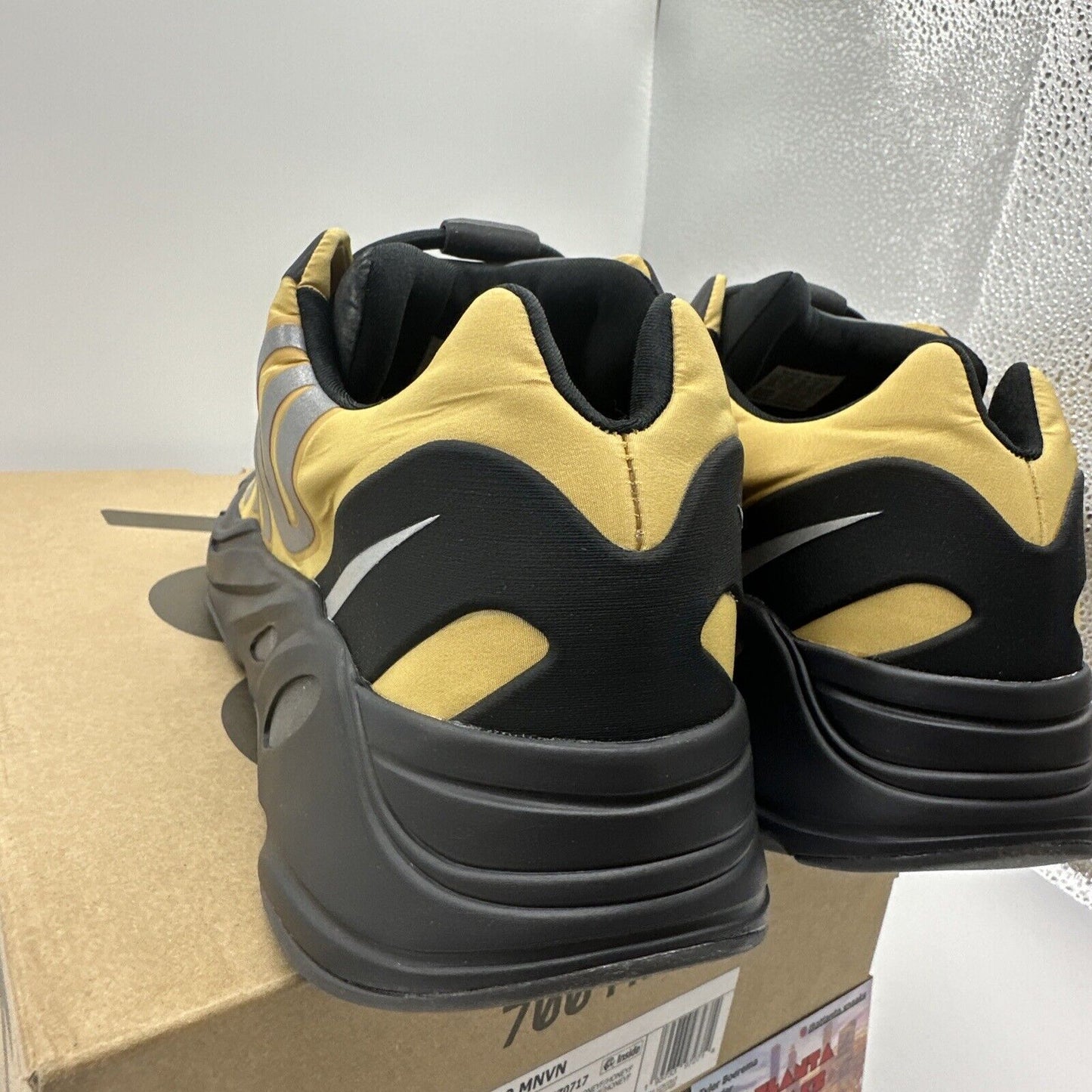 Size 13 - Yeezy Boost 700 MNVN Honey Flux Yellow Black Silver Reflective Nylon