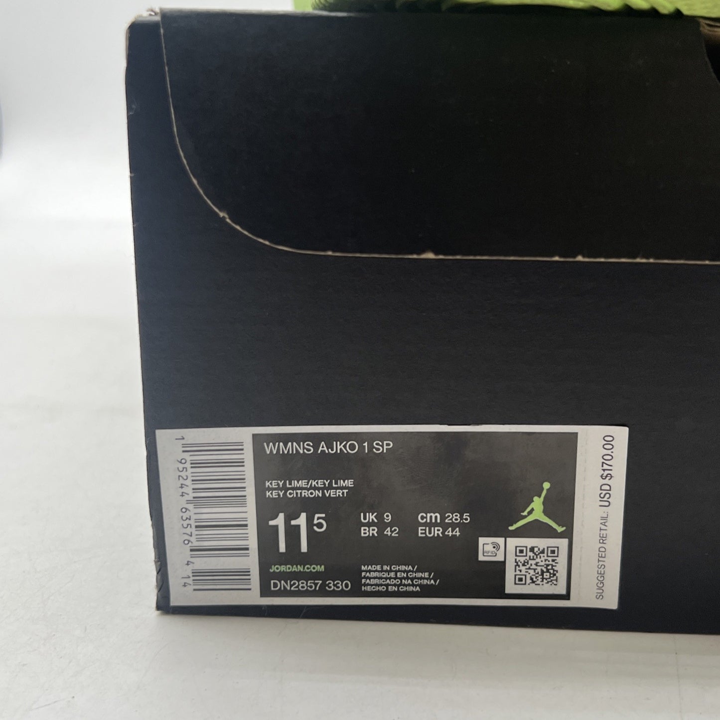 Size 11.5 - Billie Eilish x Air Jordan 1 KO Volt W (DN2857-330)