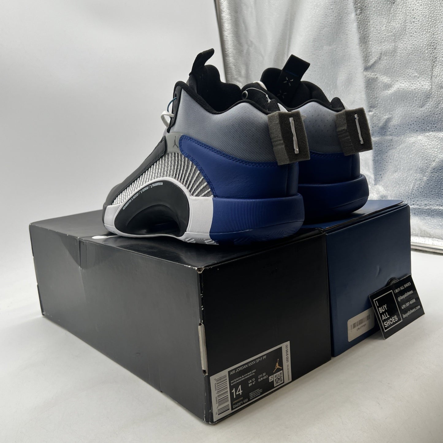 Size 14 - Fragment Design x Air Jordan 35 Gray (DA2371-100)