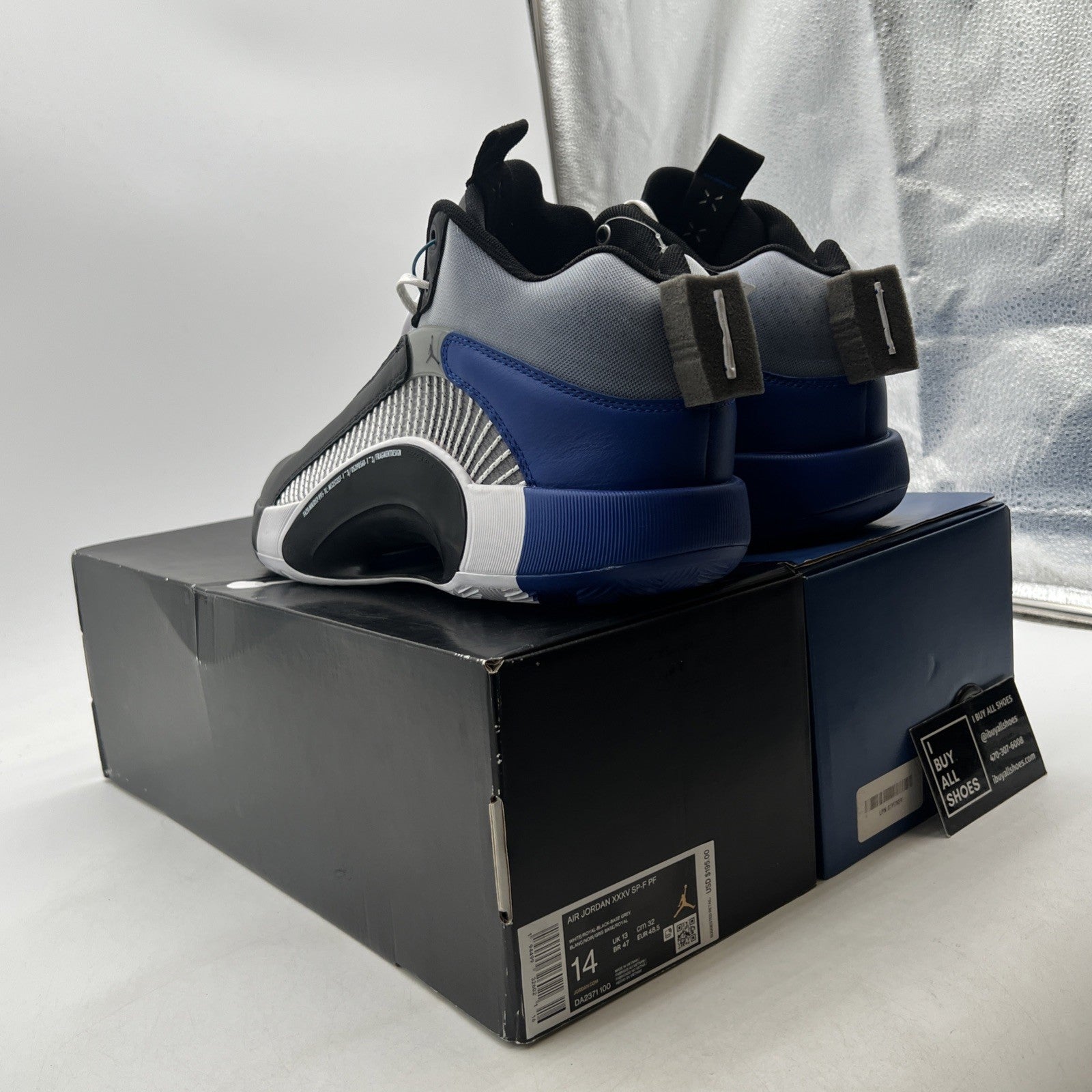 Size 14 - Fragment Design x Air Jordan 35 Gray (DA2371-100)