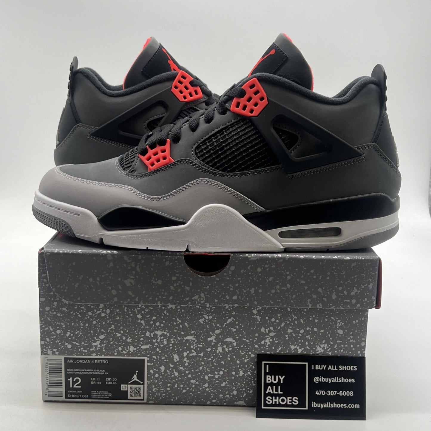 Size 12 - Air Jordan 4 Retro Mid Infrared (DH6927-061)