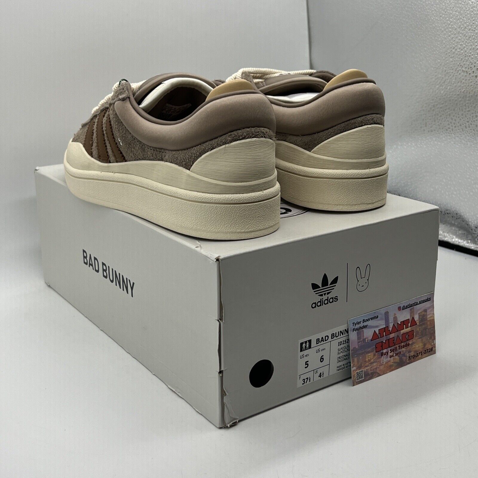 Size 5 - adidas Bad Bunny x Campus Chalky Brown Suede (ID2529)