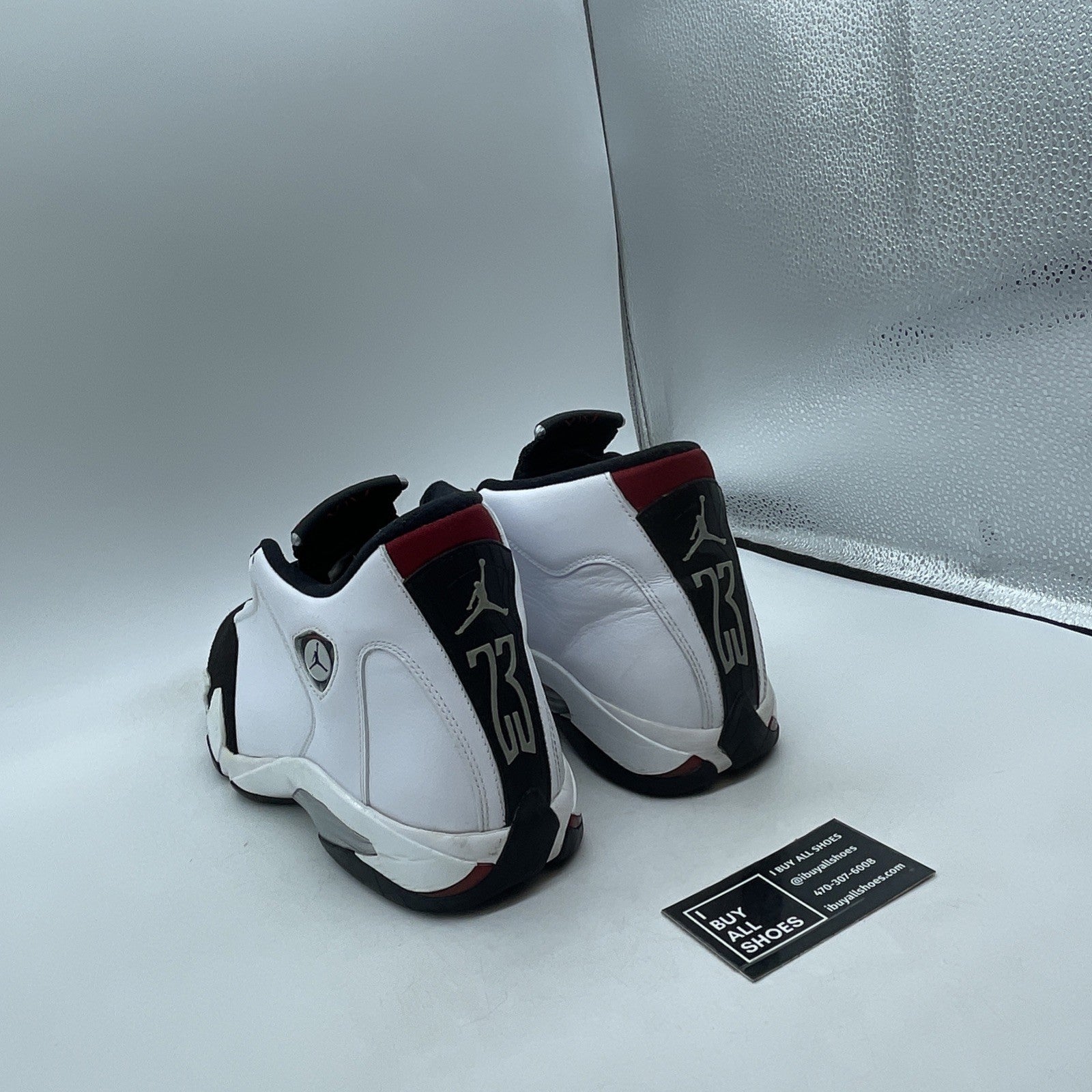 Size 11.5 - Air Jordan 14 Retro 2014 Black Toe (487471-102)