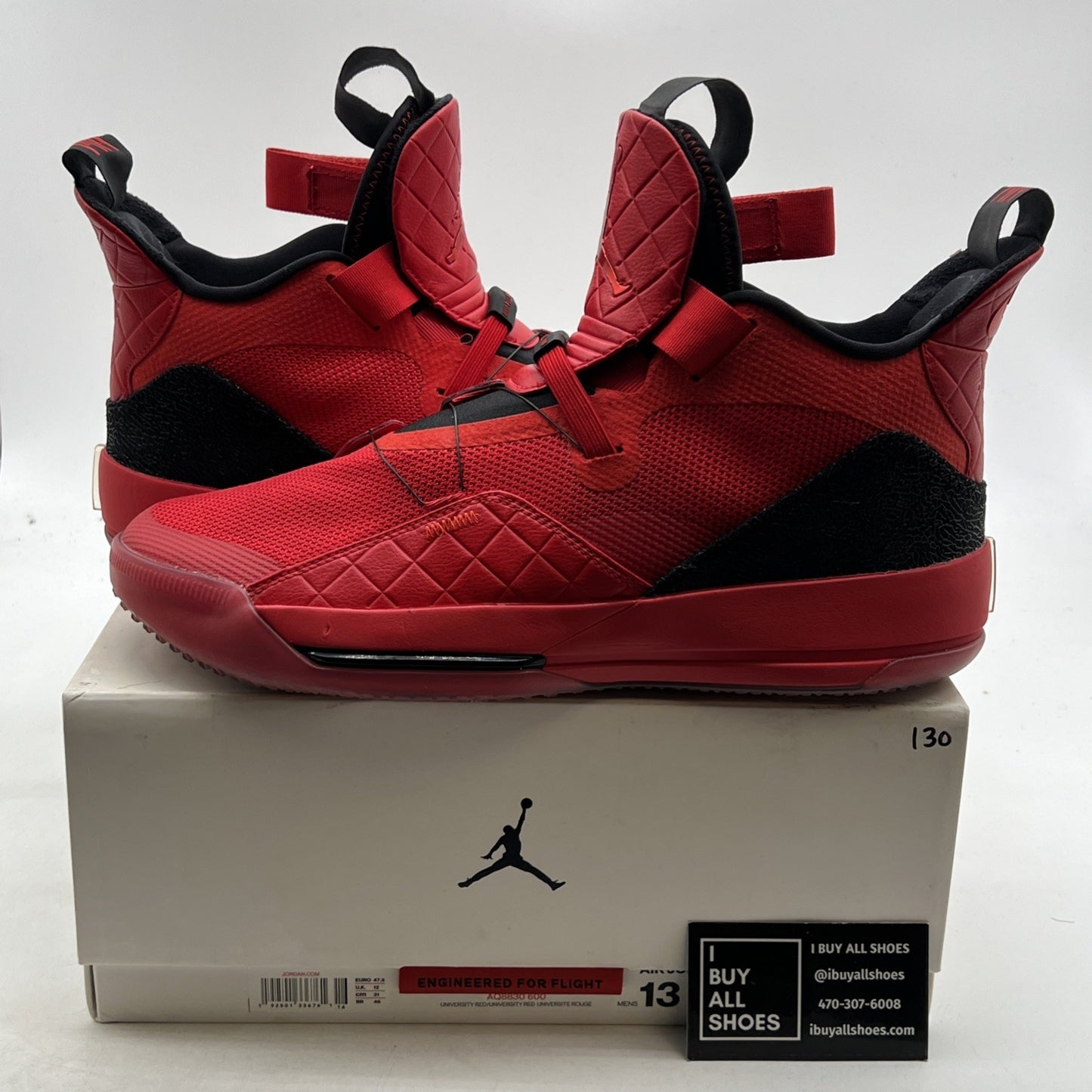Size 13 - Air Jordan 33 University Red (AQ8830-600)