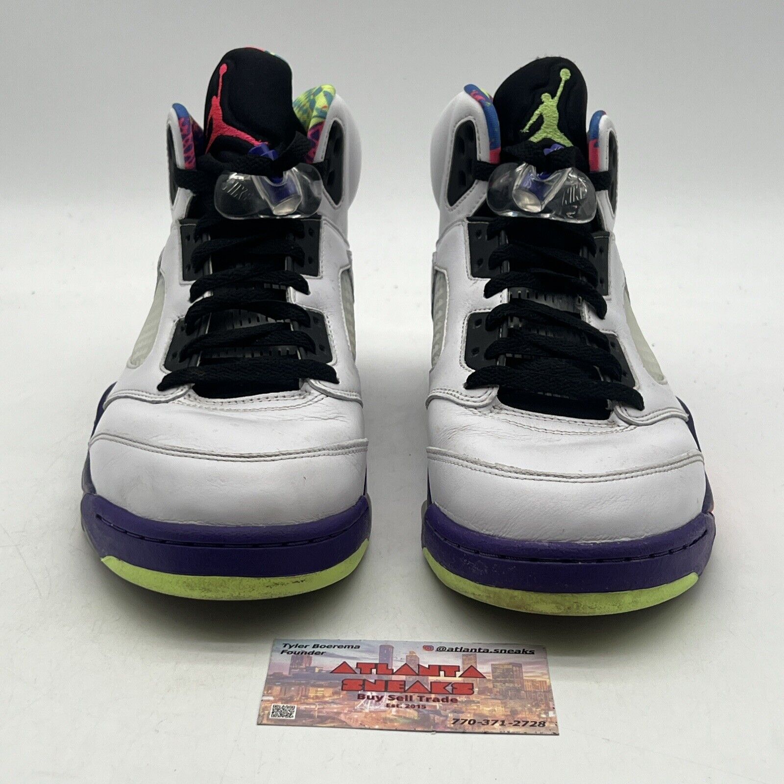 Size 9.5 - Jordan 5 Retro Alternate Bel-Air 2020 White Purple (DB3335-100)